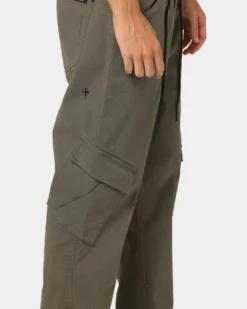 The Anti Order Para Military Cargo Pants Army Green -Champions Style 03008258 YA400 mens 0090