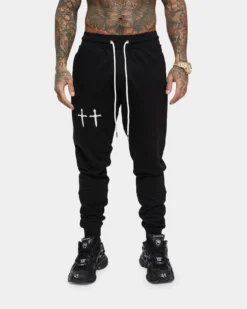 Saint Morta Graves Sweat Pants Black -Champions Style 03008330 YB001 mens 0030