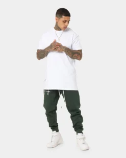 Saint Morta Graves Sweat Pants Dark Green -Champions Style 03008330 YD009 mens 020