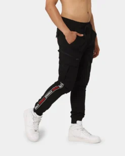 Carre Revolution Evo Cargo Joggers Black -Champions Style 03008675 YB001 mens 050