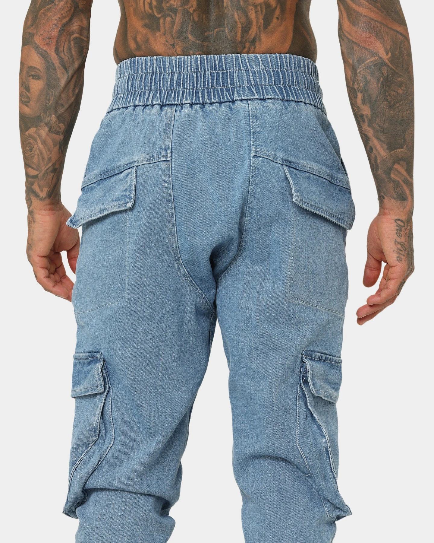 Saint Morta Day Of The Dead Joggers Light Blue 9 Saint Morta Day Of The Dead Joggers Light Blue - Image 9