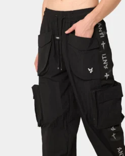 The Anti Order Galactic Utility Joggers Black/Silver -Champions Style 03009204 YB011 mens 0070