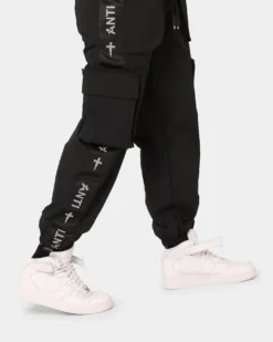 The Anti Order Galactic Utility Joggers Black/Silver -Champions Style 03009204 YB011 mens 0090