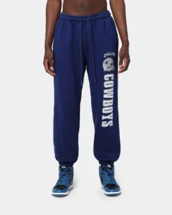 Mitchell & Ness Dallas Cowboys Team Sweatpants Faded Navy -Champions Style 03009315 YF198 mens 0030