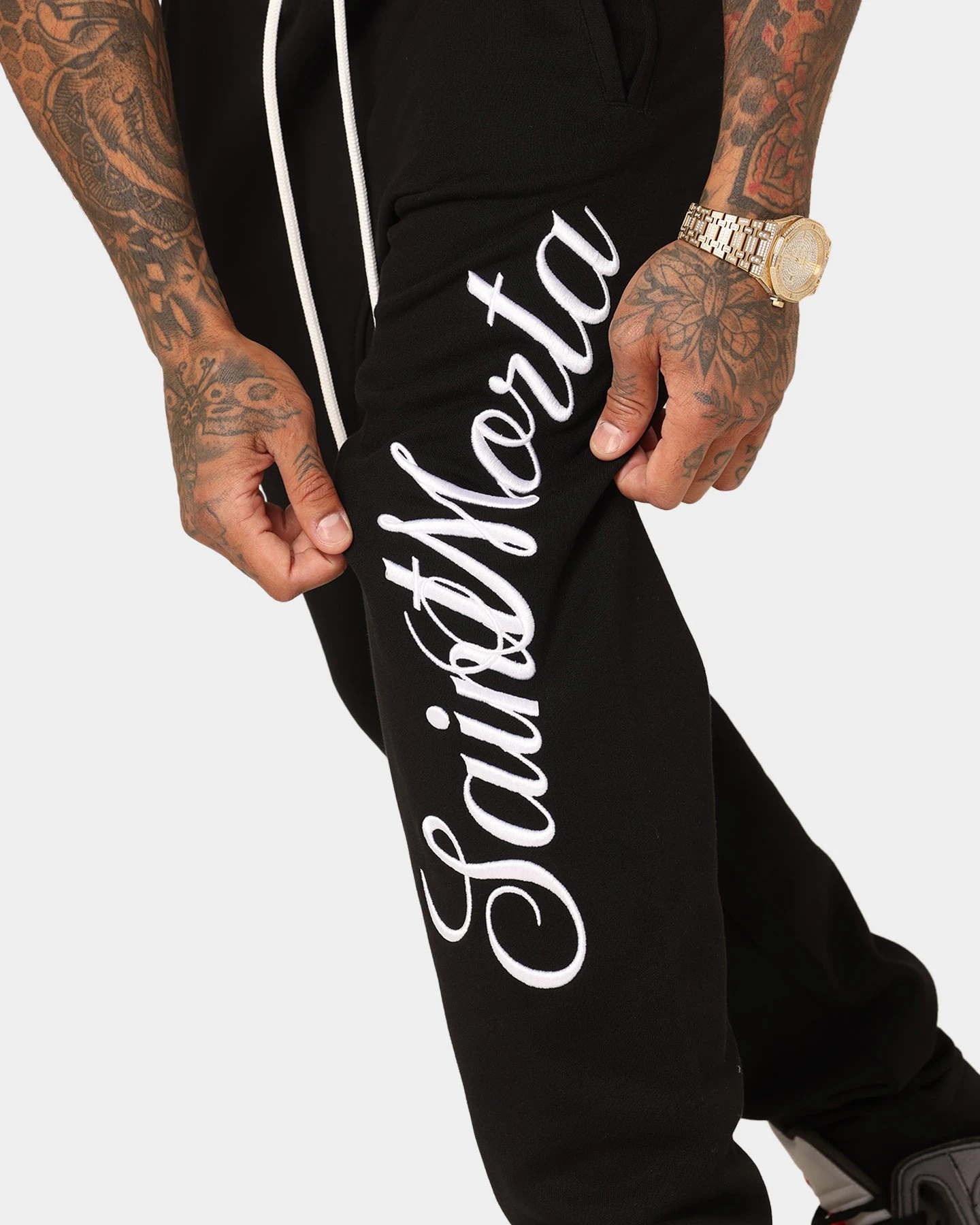 Saint Morta Saviour Sweat Pants Black 11 Saint Morta Saviour Sweat Pants Black - Image 11