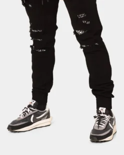 Saint Morta Bandana Summum Joggers Black/White -Champions Style 03009417 YB012 mens 0110