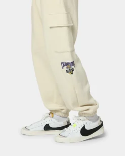 Mitchell & Ness Los Angeles Lakers Cargo Fleece Sweat Pants Khaki -Champions Style 03009487 YK001 mens 00100