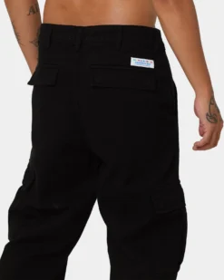 GUESS Originals X J Balvin Cargo Pants Jet Black A996 -Champions Style 03009851 YJ024 mens 080