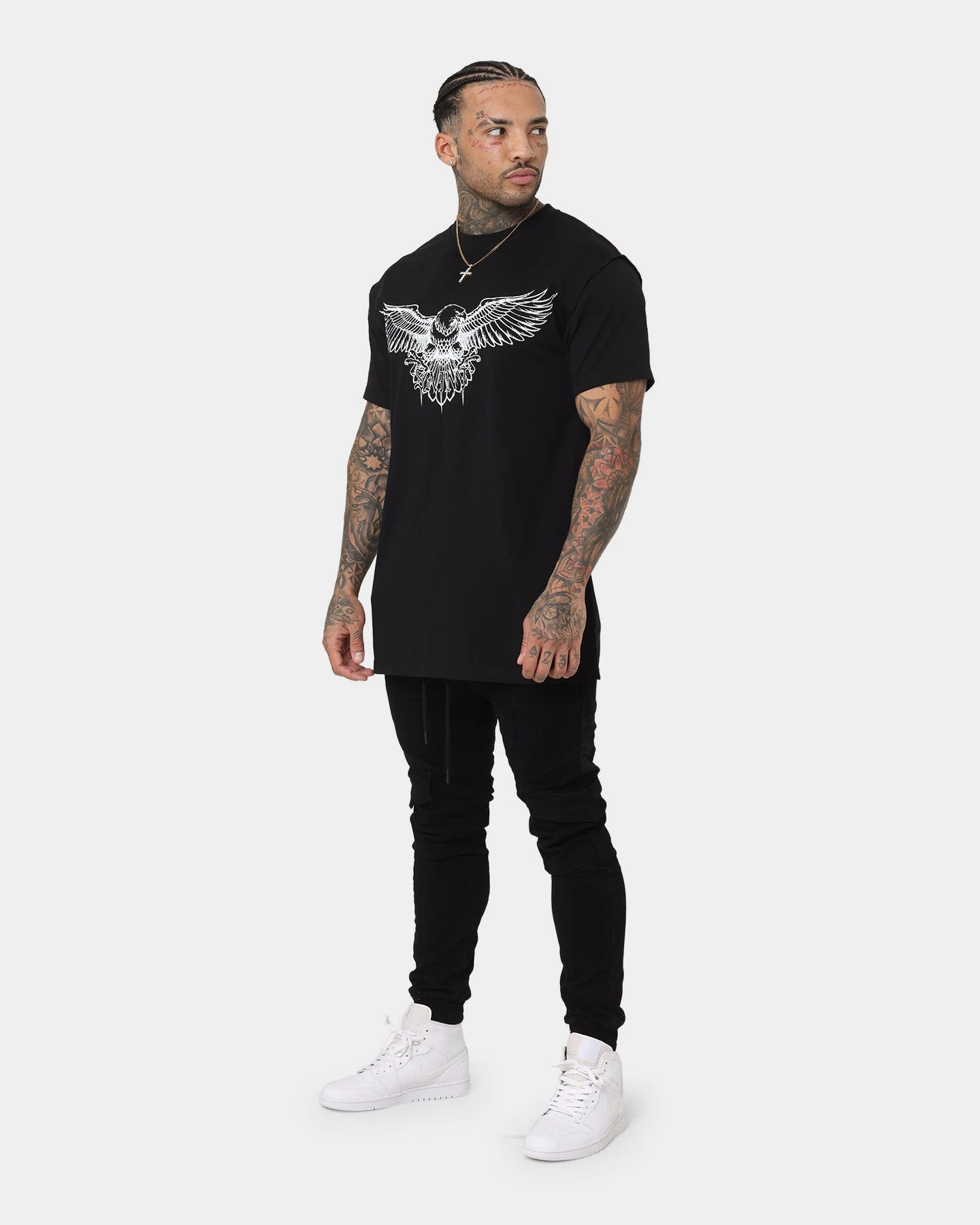 Saint Morta Annex Inset Jogger Black 2 Saint Morta Annex Inset Jogger Black - Image 2