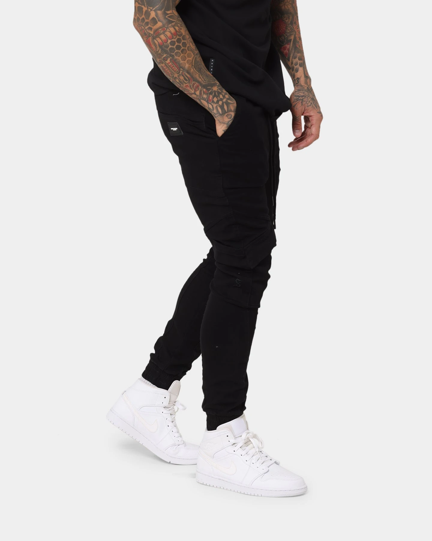 Saint Morta Annex Inset Jogger Black 5 Saint Morta Annex Inset Jogger Black - Image 5
