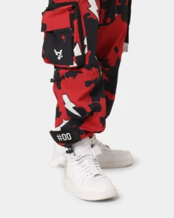 The Anti Order Storm Camo Track Joggers Black/Red/White 18 The Anti Order Storm Camo Track Joggers Black/Red/White -Champions Style 03009888 YB057 mens 0090