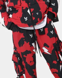 The Anti Order Storm Camo Track Joggers Black/Red/White 12 The Anti Order Storm Camo Track Joggers Black/Red/White -Champions Style 03009888 YB057 mens 030