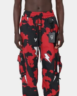 The Anti Order Storm Camo Track Joggers Black/Red/White 16 The Anti Order Storm Camo Track Joggers Black/Red/White -Champions Style 03009888 YB057 mens 070