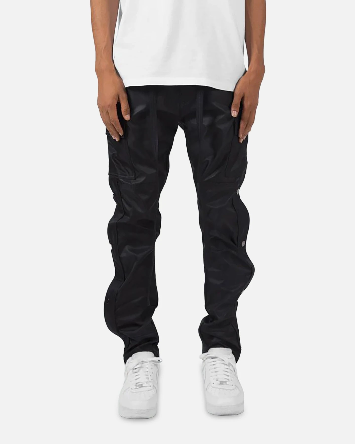 MNML Snap Zipper II Cargo Pants Black 2 MNML Snap Zipper II Cargo Pants Black - Image 2