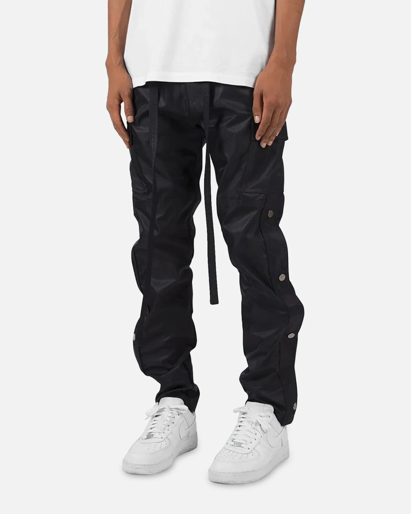 MNML Snap Zipper II Cargo Pants Black 3 MNML Snap Zipper II Cargo Pants Black - Image 3