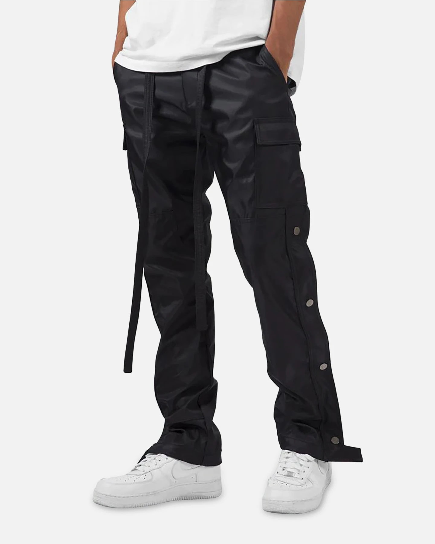 MNML Snap Zipper II Cargo Pants Black 7 MNML Snap Zipper II Cargo Pants Black - Image 7