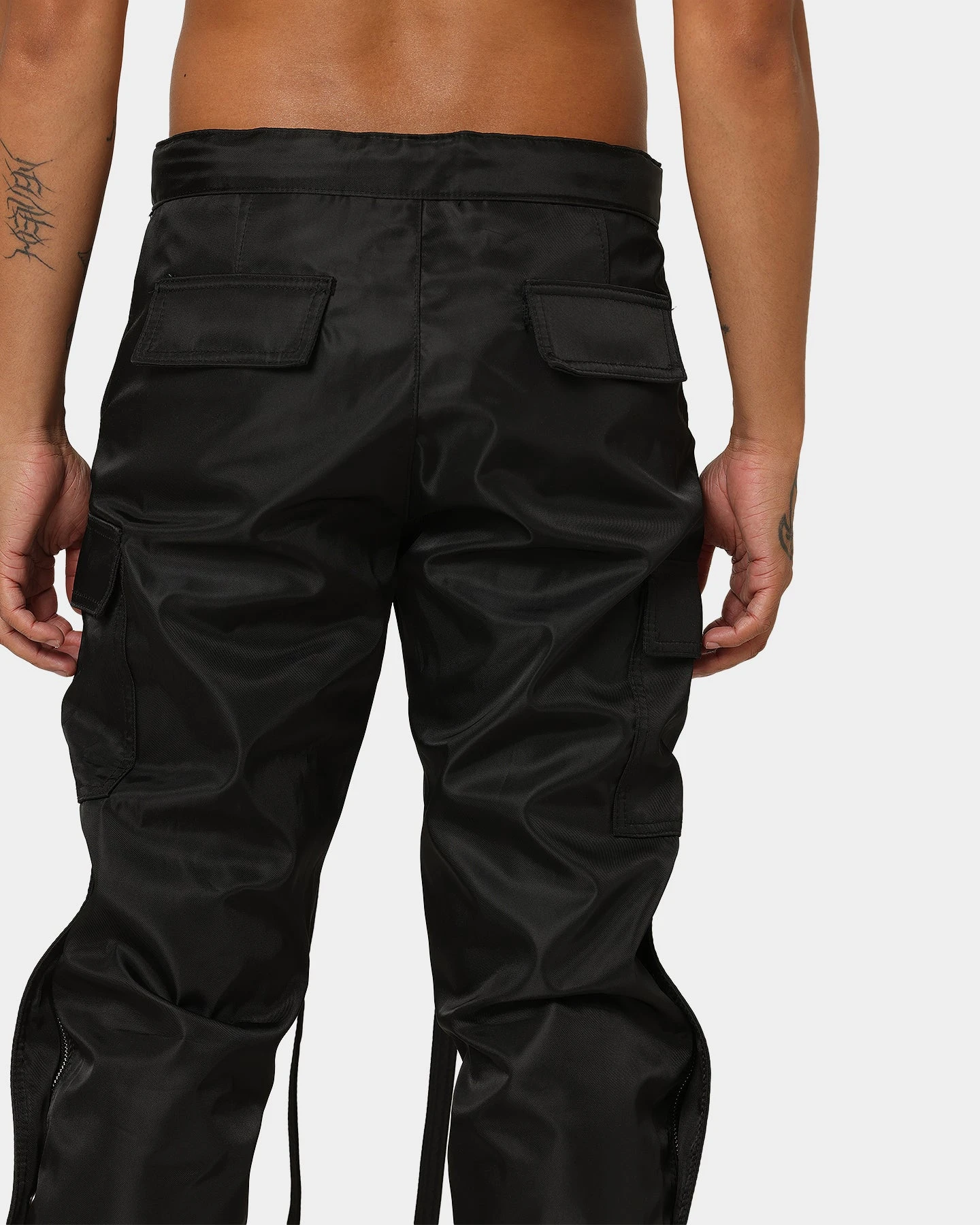 MNML Snap Zipper II Cargo Pants Black 10 MNML Snap Zipper II Cargo Pants Black - Image 10