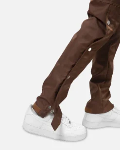 MNML Snap Zipper II Cargo Pants Brown -Champions Style 03009950 YX300 mens 0060