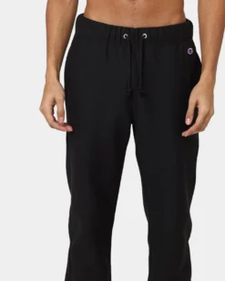 Champion Reverse Weave Collegiate Joggers Black/Gold -Champions Style 03009987 YB003 mens 0030