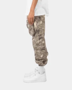 MNML Zipper Cargo Pants Camo -Champions Style 03010199 YC001 mens 0050