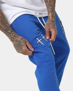 Saint Morta Fallen Sweatpants Royal -Champions Style 03010202 YR400 mens 030