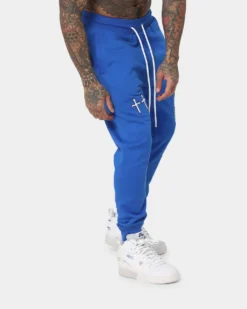 Saint Morta Fallen Sweatpants Royal -Champions Style 03010202 YR400 mens 050