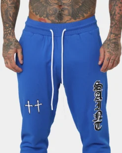 Saint Morta Fallen Sweatpants Royal -Champions Style 03010202 YR400 mens 070