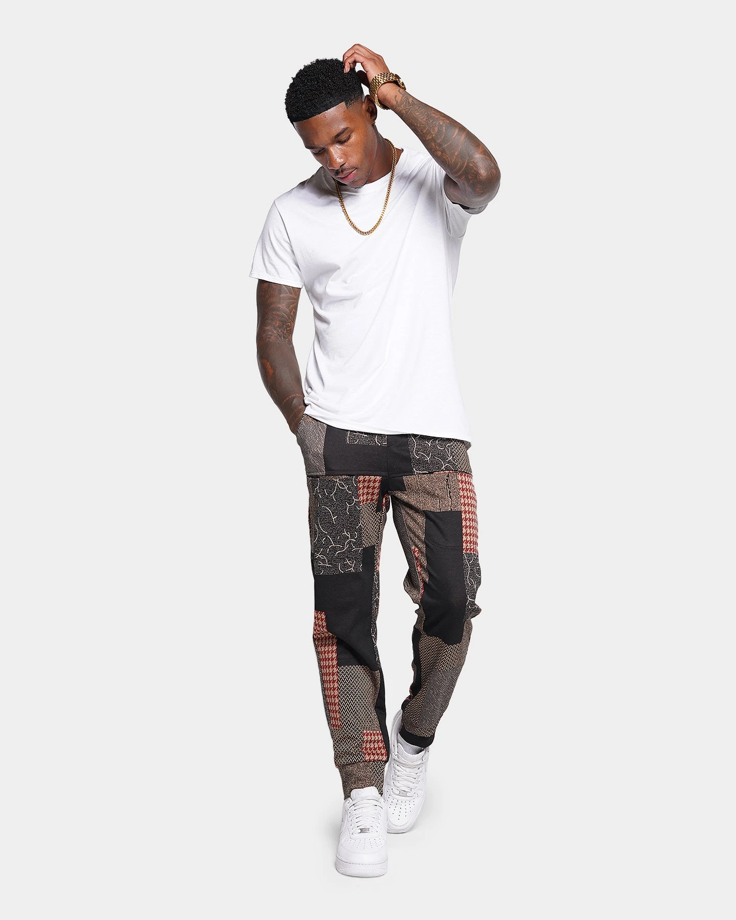 XXIII IOS Patch Work Jogger Pants Multi 2 XXIII IOS Patch Work Jogger Pants Multi - Image 2