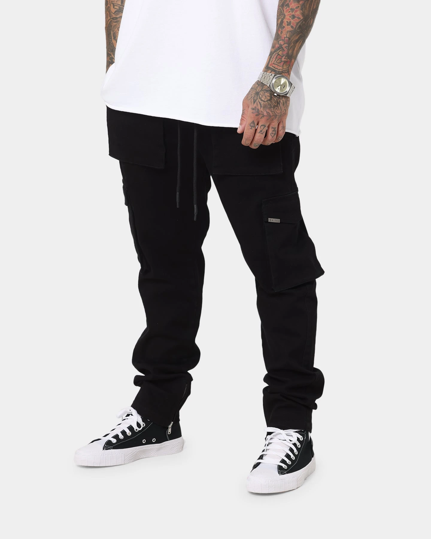 Saint Morta Infantry Cargo Pants Black 1 Saint Morta Infantry Cargo Pants Black