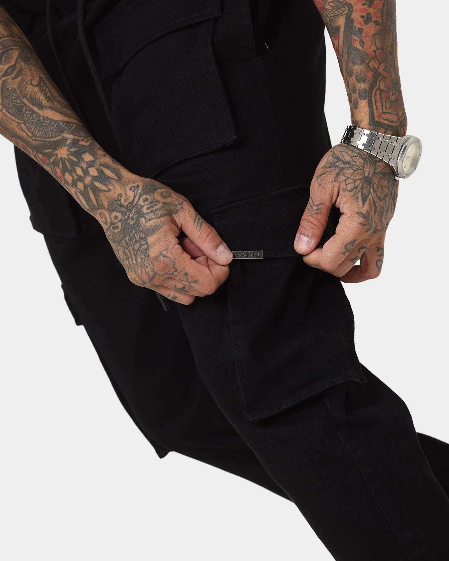 Saint Morta Infantry Cargo Pants Black 3 Saint Morta Infantry Cargo Pants Black - Image 3