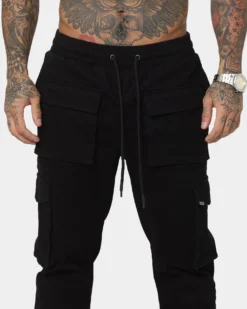 Saint Morta Infantry Cargo Pants Black 14 Saint Morta Infantry Cargo Pants Black -Champions Style 03010453 YB001 mens 070