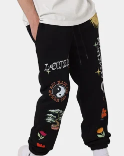 Loiter Peace Walker Trackpants Black -Champions Style 03010473 YB001 mens 0030