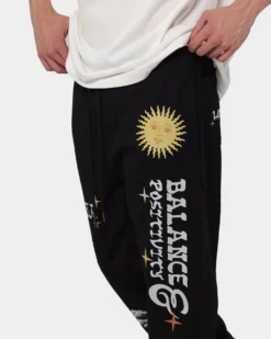 Loiter Peace Walker Trackpants Black -Champions Style 03010473 YB001 mens 0040