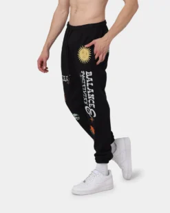 Loiter Peace Walker Trackpants Black -Champions Style 03010473 YB001 mens 0060
