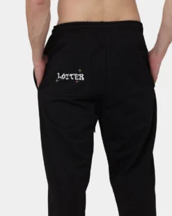 Loiter Peace Walker Trackpants Black -Champions Style 03010473 YB001 mens 0080