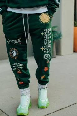 Loiter Peace Walker Trackpants Green -Champions Style 03010473 YG600 mens 0012 scaled