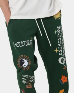 Loiter Peace Walker Trackpants Green -Champions Style 03010473 YG600 mens 0030