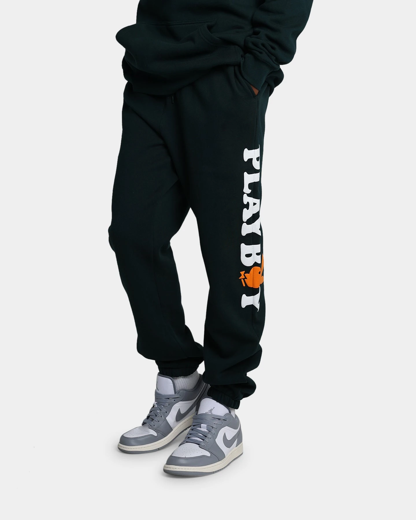 Playboy By Culture Kings Wordmark Track Pants Pine Green 5 Playboy By Culture Kings Wordmark Track Pants Pine Green - Image 5
