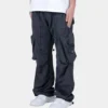 MNML Lightweight Cinch Cargo Pants Faded Black