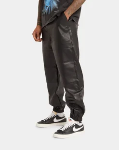 XXIII Felix Leather Jogger Black -Champions Style 03010834 YB001 mens 0030