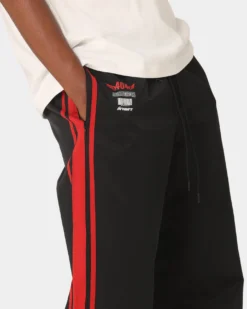 404 Racer Trackpant Black/Red -Champions Style 03010836 YB004 mens 0030