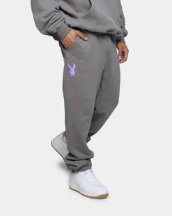 Playboy By CK Wordmark Trackpants Grey -Champions Style 03010859 YG254 mens 0030