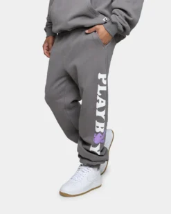 Playboy By CK Wordmark Trackpants Grey -Champions Style 03010859 YG254 mens 0040