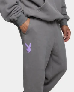 Playboy By CK Wordmark Trackpants Grey -Champions Style 03010859 YG254 mens 0050