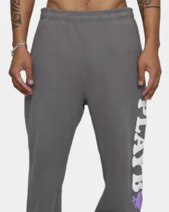 Playboy By CK Wordmark Trackpants Grey -Champions Style 03010859 YG254 mens 0070
