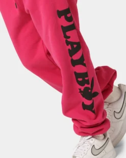 Playboy By CK Wordmark Trackpants Pink -Champions Style 03010859 YP001 mens 00100