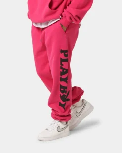 Playboy By CK Wordmark Trackpants Pink -Champions Style 03010859 YP001 mens 00120