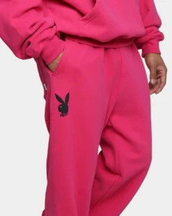 Playboy By CK Wordmark Trackpants Pink -Champions Style 03010859 YP001 mens 0050