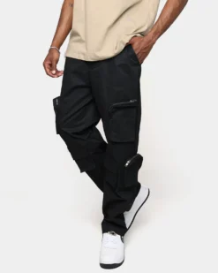 XXIII Henry Zip Cargo Pants Black -Champions Style 03010956 YB001 mens 0040