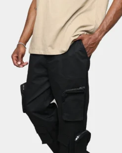 XXIII Henry Zip Cargo Pants Black -Champions Style 03010956 YB001 mens 0060